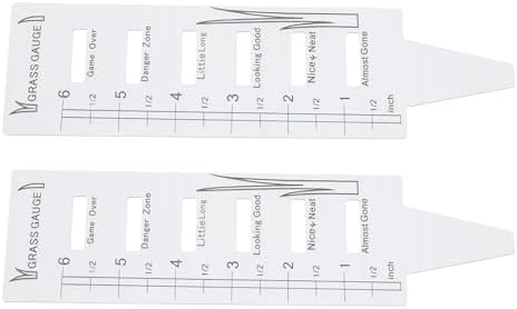 2 stk hagegressmålere for måling av gressplantevekst, rustfrie stålruller for hage, plenluking verktøy, måleverktøy for gressklipping  |   Manuelle plenluftere Manuelle plenluftere Manuelle plenluftere