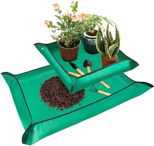 2 stk Repotting Mat, Utmerket Innendørs Vanntett Planteomplantingsmatte, Profesjonelle Hagearbeid Mattilbehør  |   Bonsai-verktøy Bonsai-verktøy Bonsai-verktøy