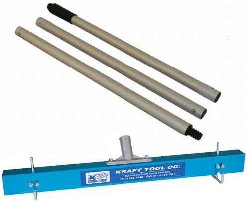 Kraft Tool Cc975 24″ Måler Rake/Nivellerer med 3-delt Aluminiums Håndtak  |   Raker Raker Raker