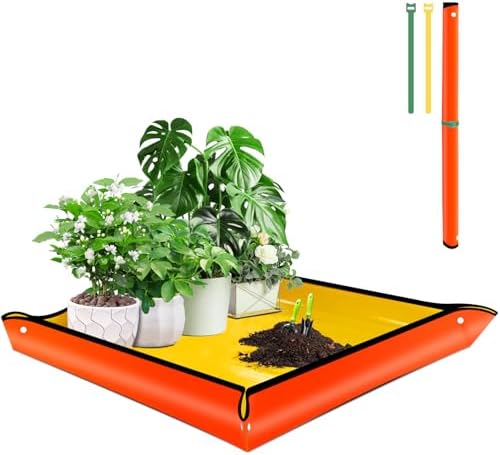 Repotting Mat Stor For Innendørs Planteomplanting, Bærbar Pottebrett Sukkulent Hagearbeid Matte, Hagegave For Planteelsker 100 cm X 100 cm  |   Bonsai-verktøy Bonsai-verktøy Bonsai-verktøy